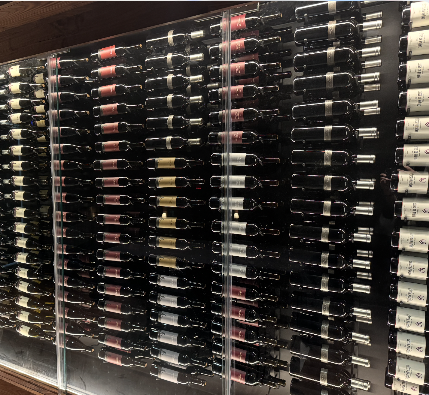 The wine cabinet